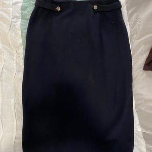 navy blue pencil skirt